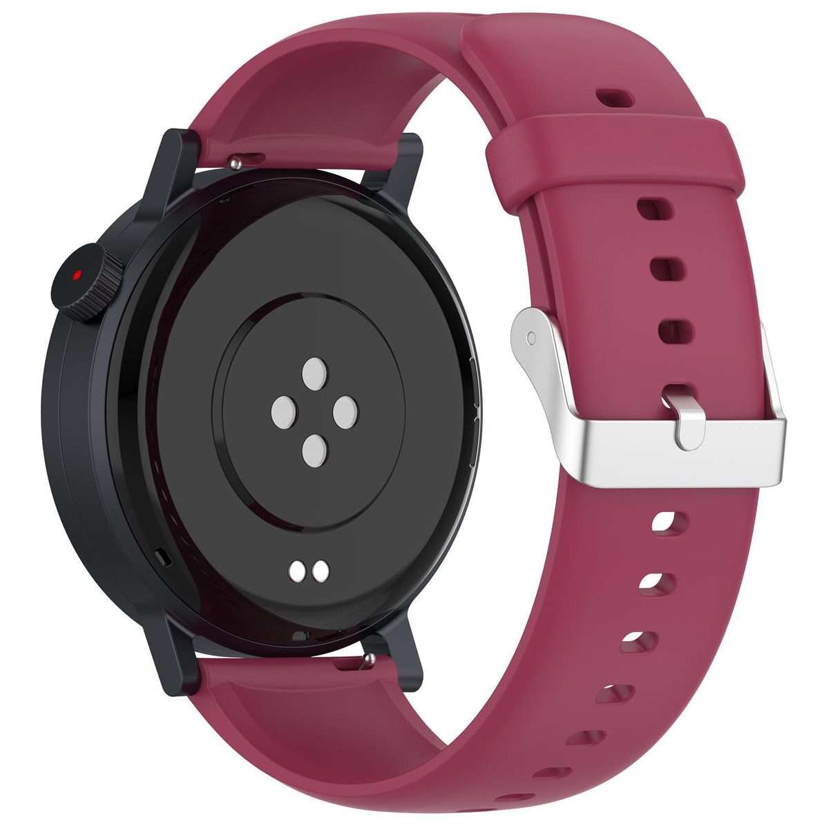 For Nothing CMF Watch 3 Pro / Watch Pro2 22mm xDFind Solid Color Silicone Watch Band(Wine Red)