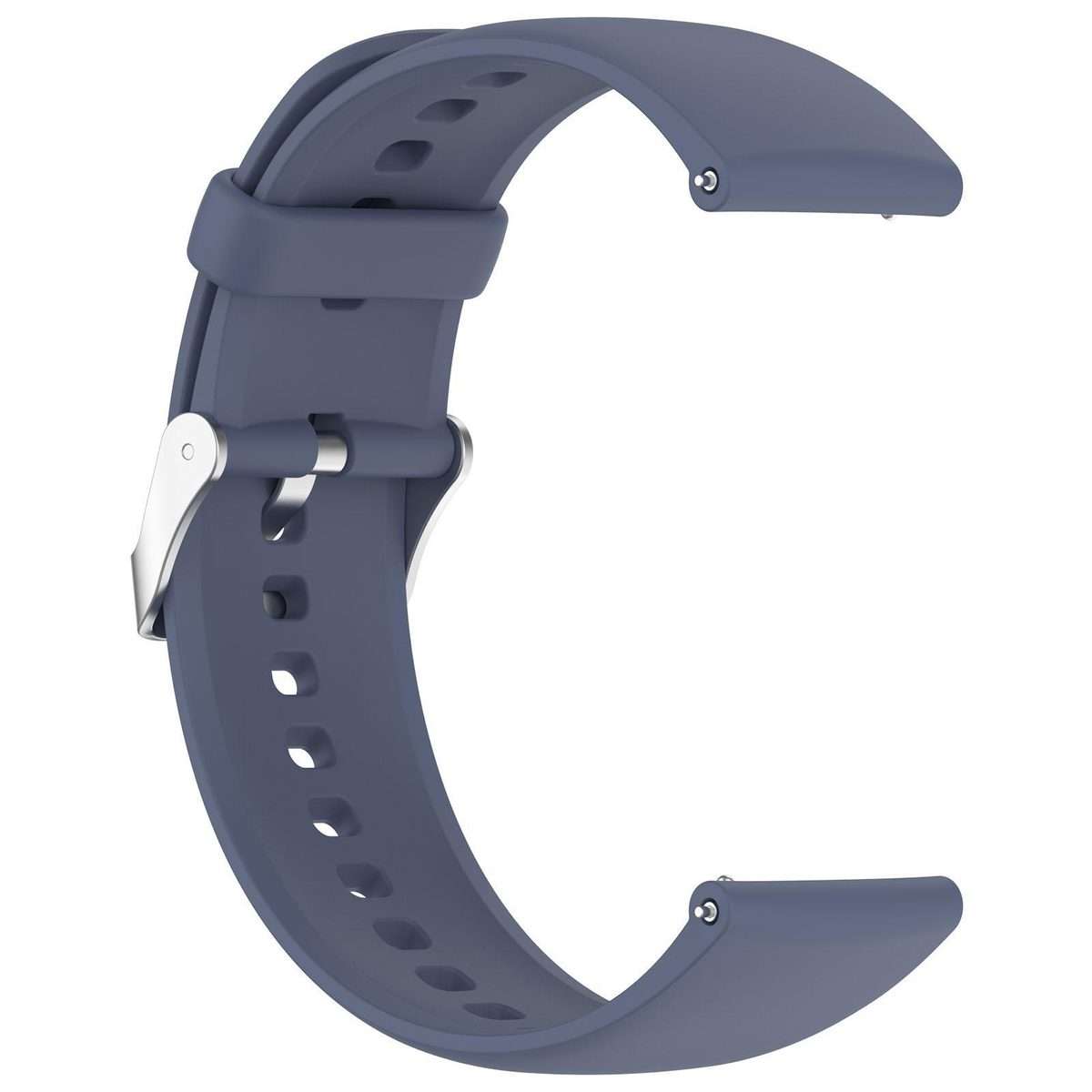 For Nothing CMF Watch 3 Pro / Watch Pro2 22mm xDFind Solid Color Silicone Watch Band(Blue Gray)