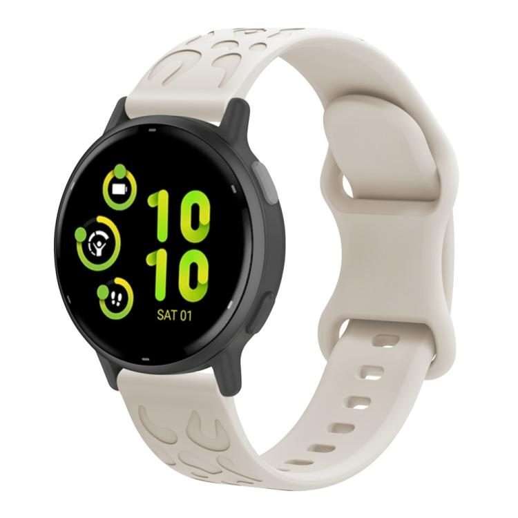 20mm xDfind Leopard Print Silicone Watch Band(Starlight)