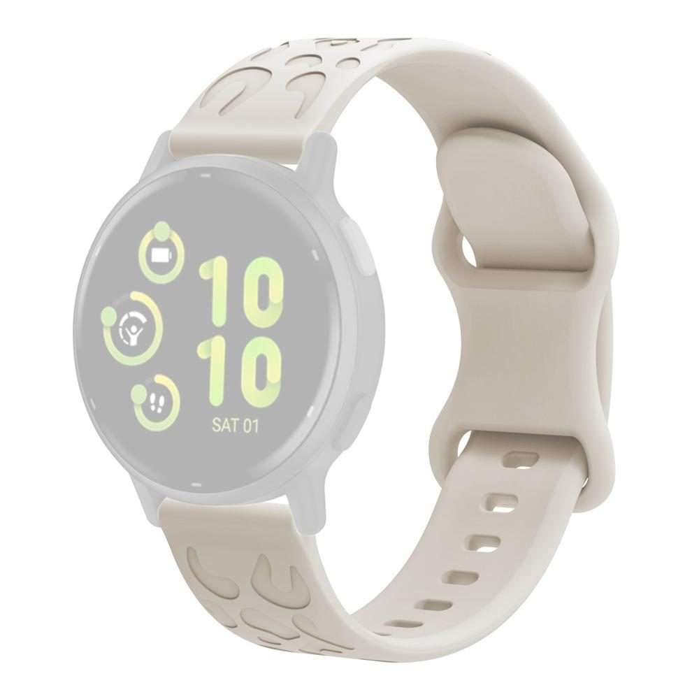 22mm xDfind Leopard Print Silicone Watch Band(Starlight)
