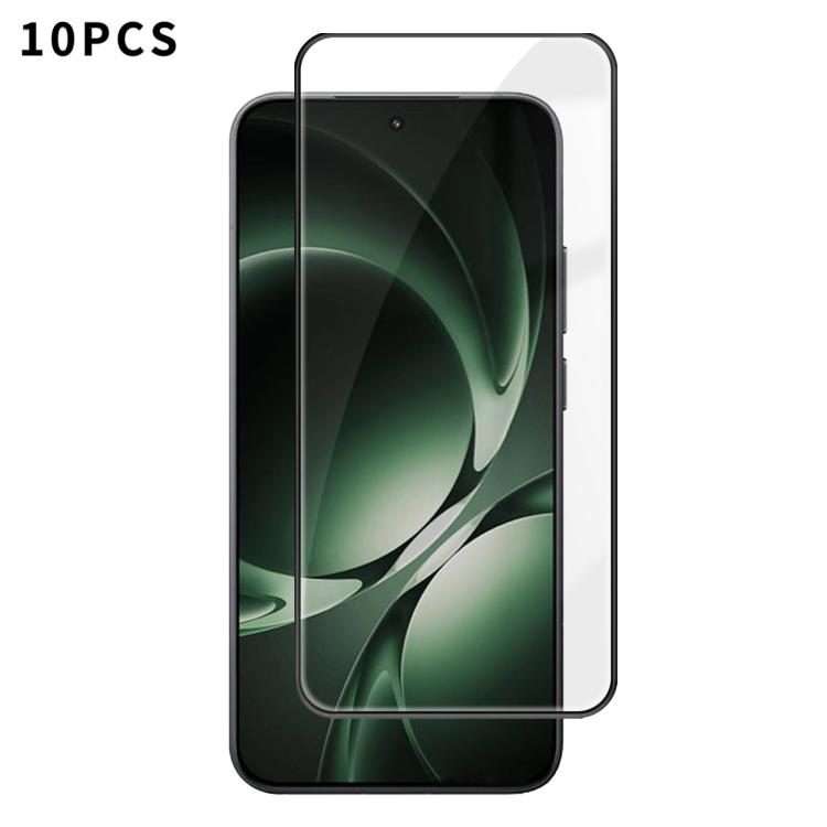 For Redmi K80 Ultra 10pcs Kalebol High-Aluminum Screen-Printed Full-Coverage Anti-Fingerprint Blac