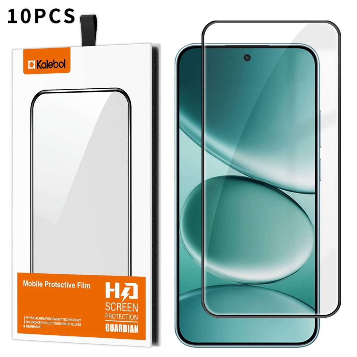 For Redmi Note 15 Pro 5G Global 163.6mm 10pcs Kalebol High-Aluminum Screen-Printed Full-Coverage A