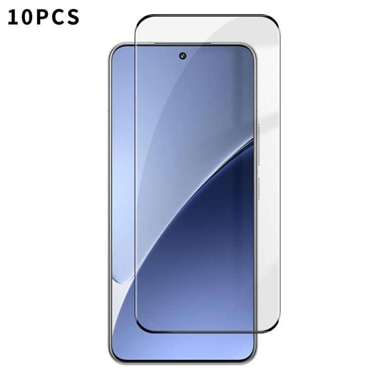 For Xiaomi 15 Pro 10pcs Kalebol Curved High-Aluminum Screen-Printed Full-Coverage Anti-Fingerprint