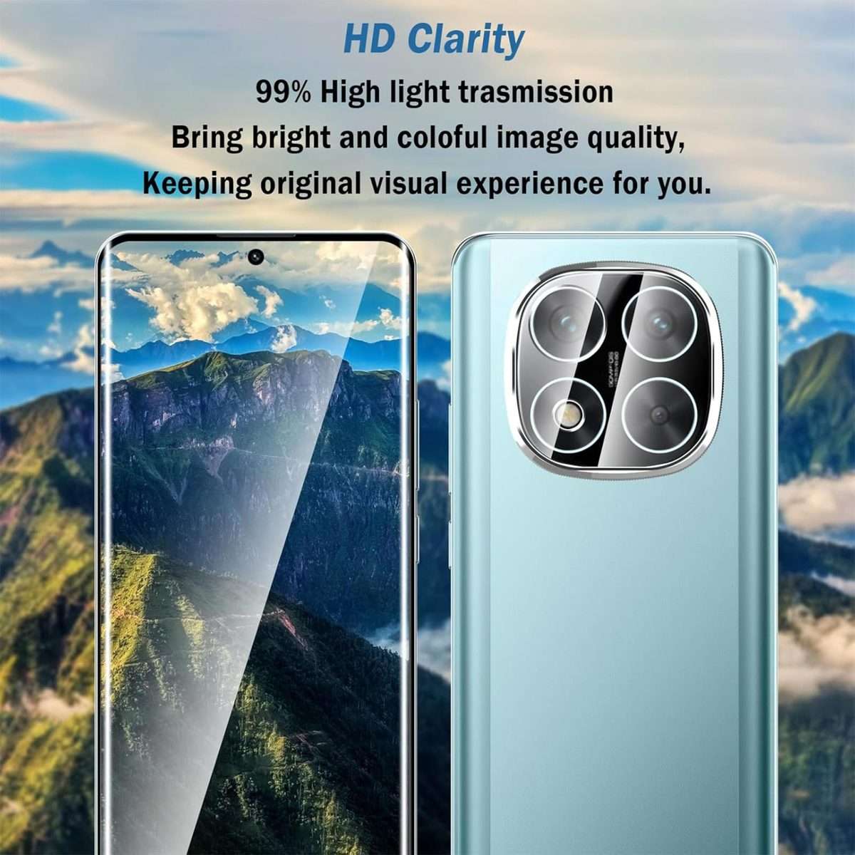 For Xiaomi 15 Pro 10pcs Kalebol Curved High-Aluminum Screen-Printed Full-Coverage Anti-Fingerprint