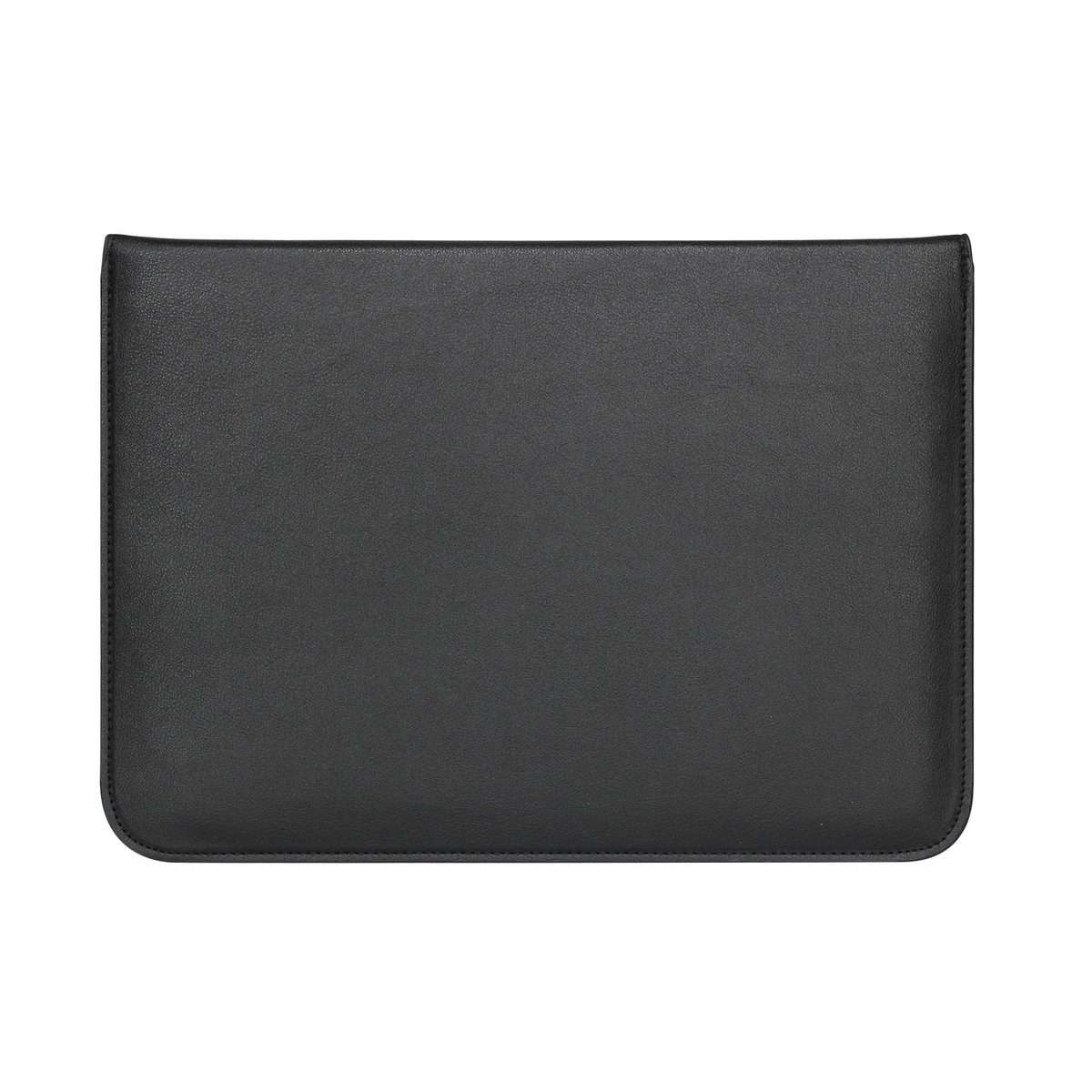 PU Leather Ultra-thin Envelope Bag Laptop Bag for MacBook Air / Pro 13 inch, with Stan ... (Black)