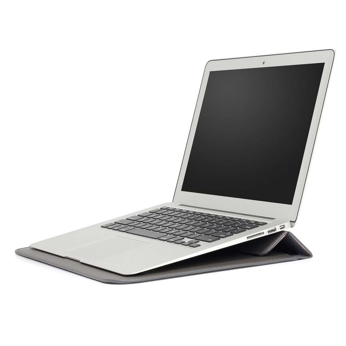 PU Leather Ultra-thin Envelope Bag Laptop Bag for MacBook Air / Pro 13 inch, with ... (Space Gray)