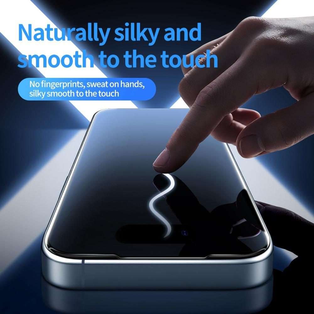 For Samsung Galaxy S23 FE 5G 5pcs / Pack Do As You Wish Silk Screen Printed HD Tempere ... (Black)