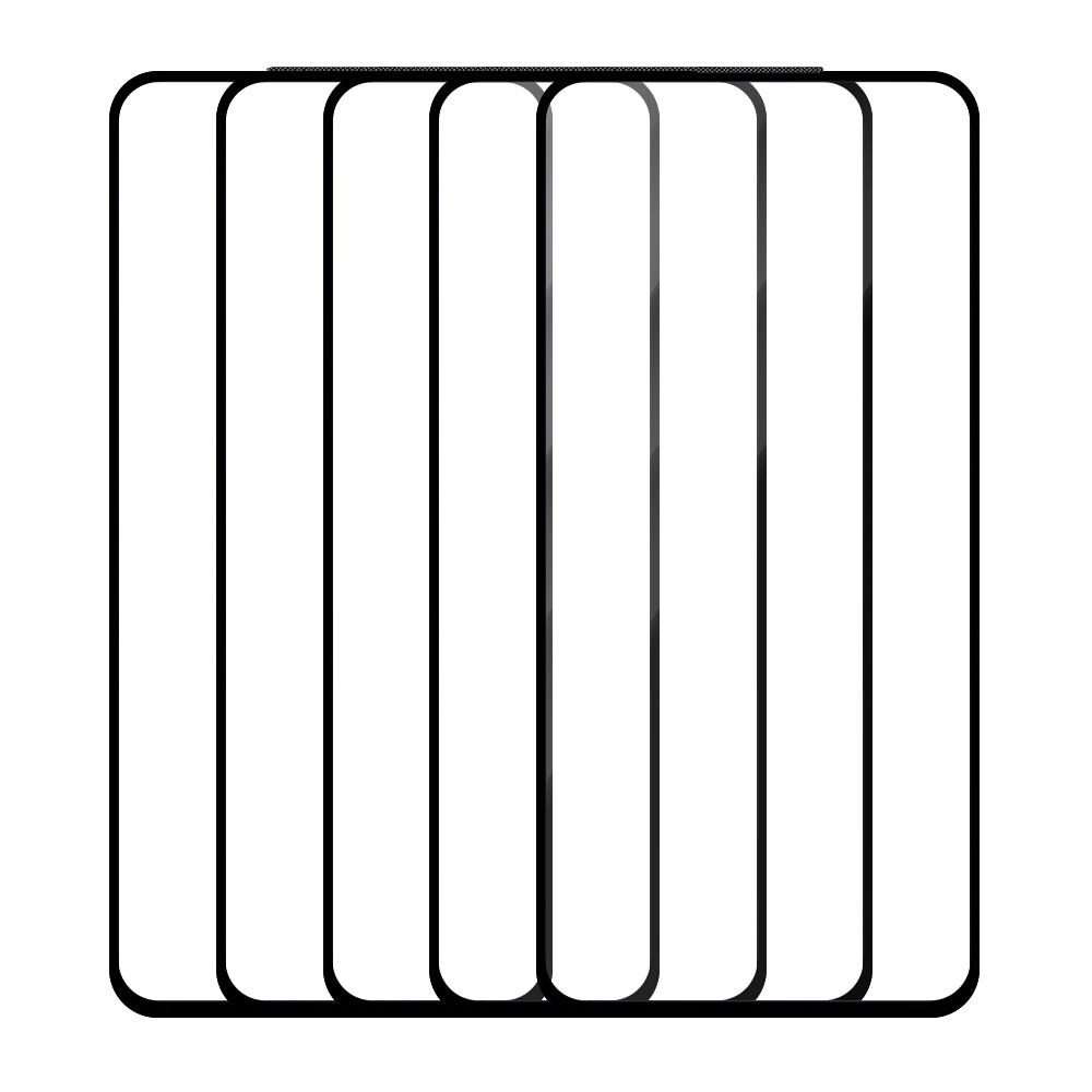 For Samsung Galaxy S24 FE 5G 5pcs / Pack Do As You Wish Silk Screen Printed HD Tempere ... (Black)