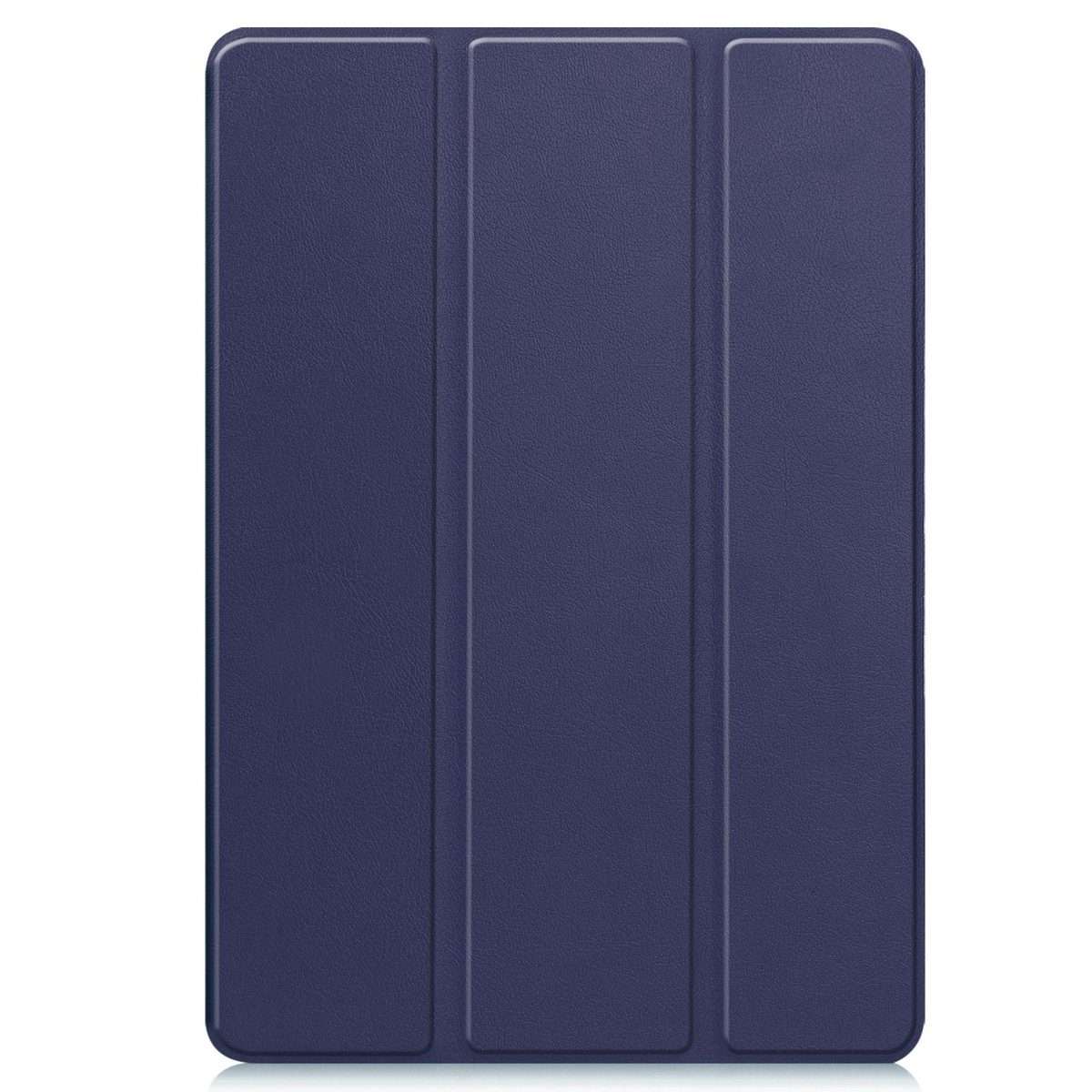 For Xiaomi Redmi Pad 2 Pro Custer TPU Pure Color 3-Fold Holder Smart Leather Table ... (Dark Blue)
