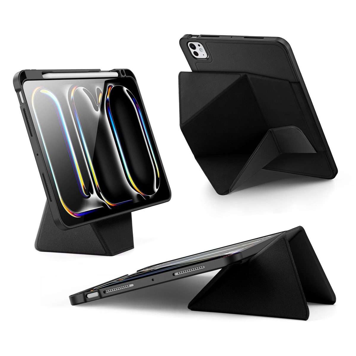 For iPad Pro 11 2025 / 2024 DUX DUCIS Vers Series PU + TPU Tablet Case(Black)