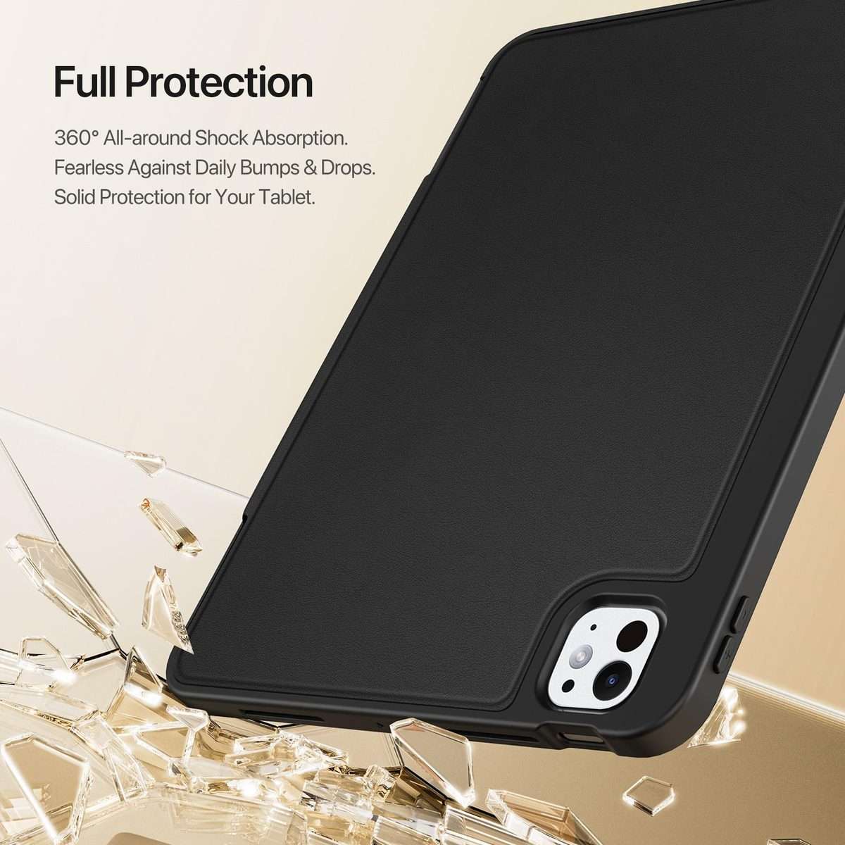 For iPad Pro 11 2025 / 2024 DUX DUCIS Vers Series PU + TPU Tablet Case(Black)