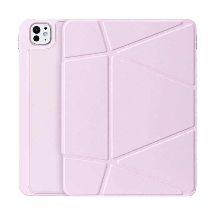 For iPad Pro 11 2025 / 2024 DUX DUCIS Vers Series PU + TPU Tablet Case(Pink)
