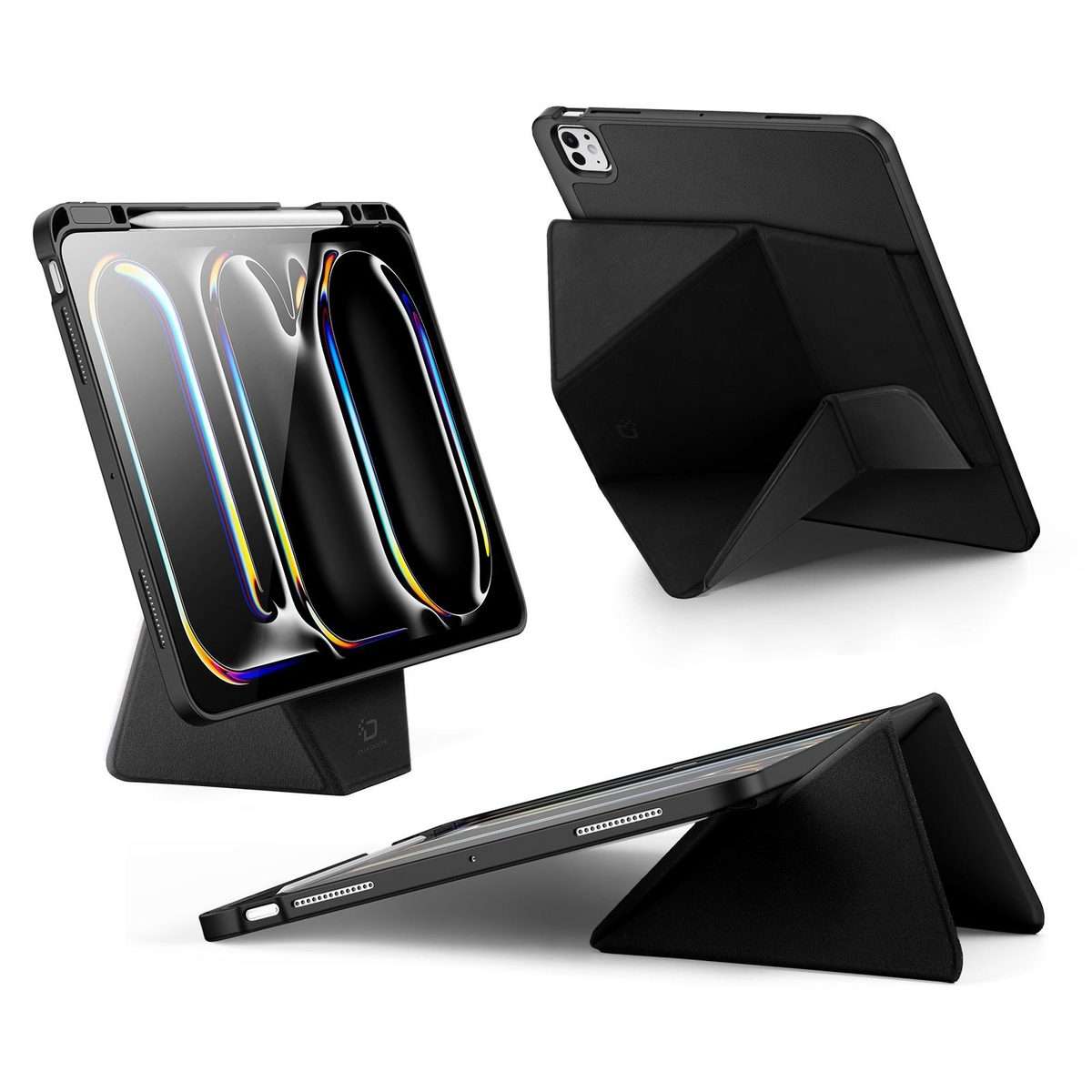 For iPad Pro 13 2024 / 2025 DUX DUCIS Vers Series PU + TPU Tablet Case(Black)