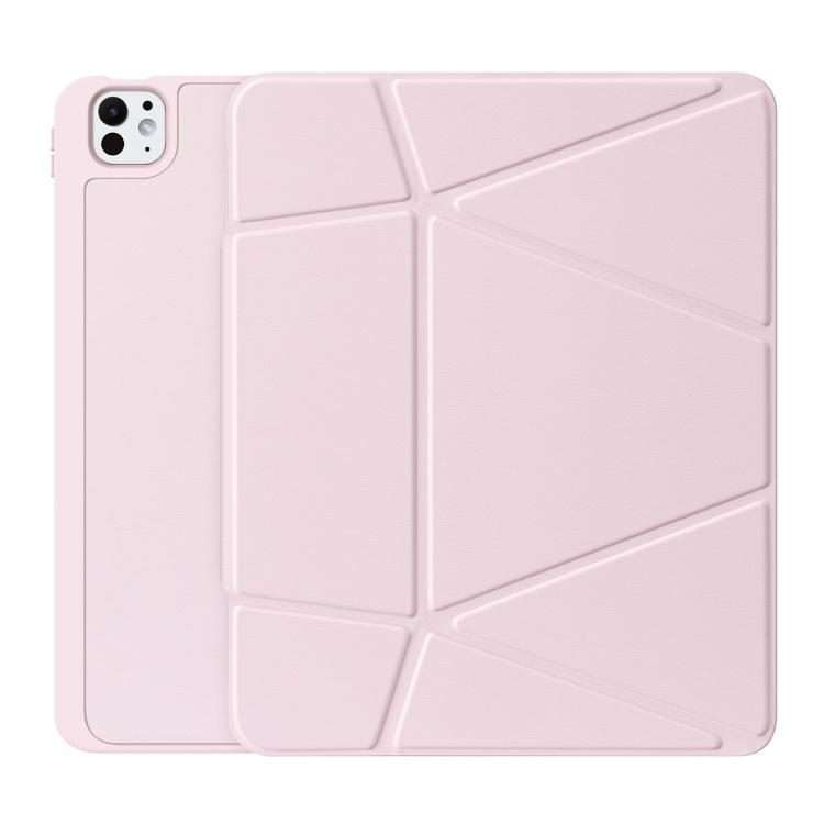 For iPad Pro 13 2024 / 2025 DUX DUCIS Vers Series PU + TPU Tablet Case(Pink)