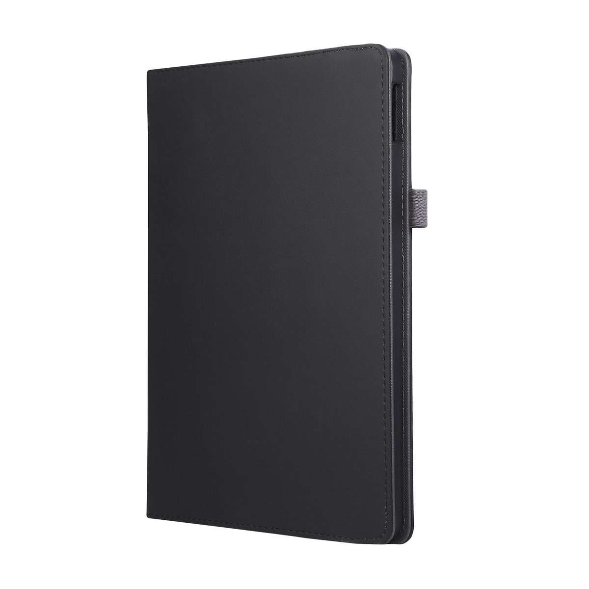 For iPad 10.2 2020 / 2019 / 10.5 2019 Macaron Color Hand Grip Leather Tablet Case with ... (Black)
