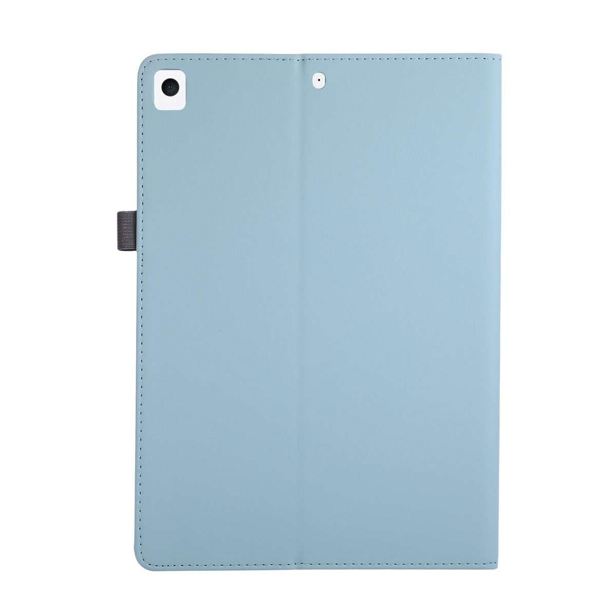 For iPad 10.2 2020 / 2019 / 10.5 2019 Macaron Color Hand Grip Leather Tablet Case ... (Light Blue)