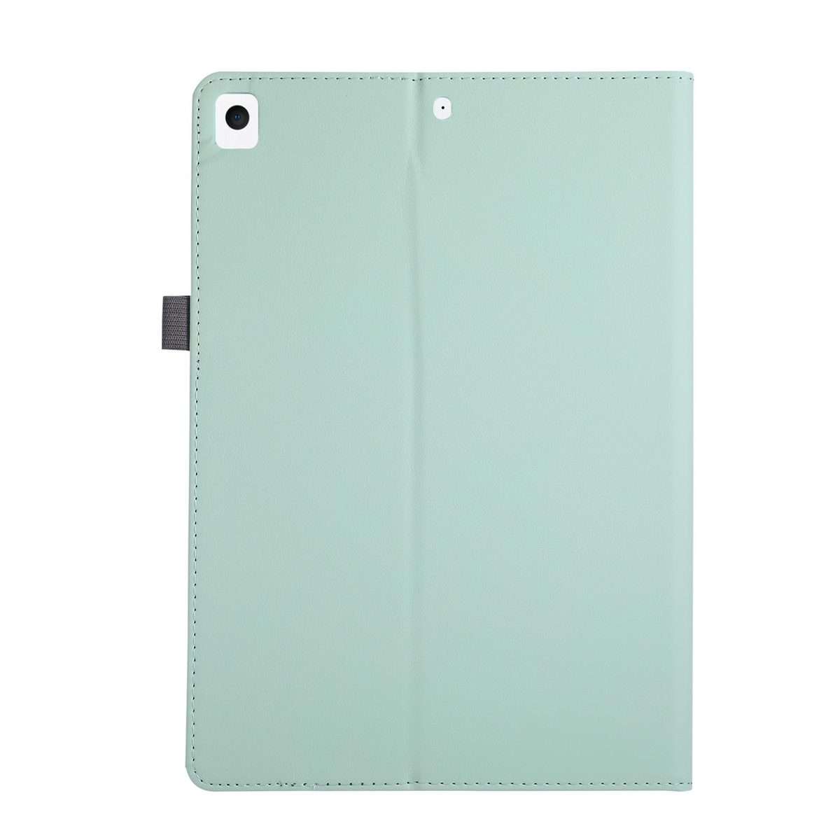 For iPad 10.2 2020 / 2019 / 10.5 2019 Macaron Color Hand Grip Leather Tablet Cas ... (Light Green)