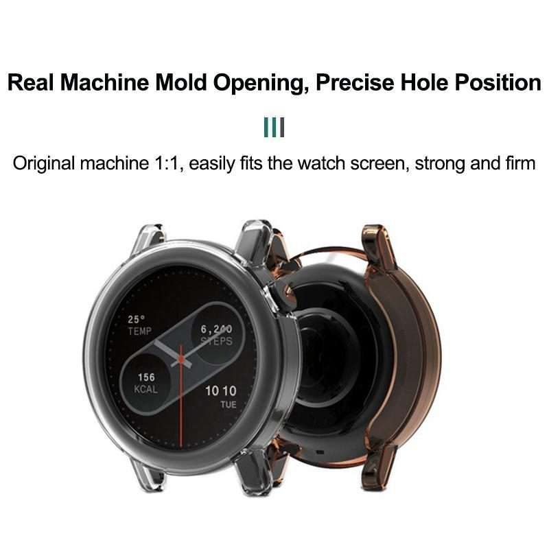 For Nothing CMF Watch Pro 2 Half Coverage Hollow TPU Watch Protective Cover(Transparent)
