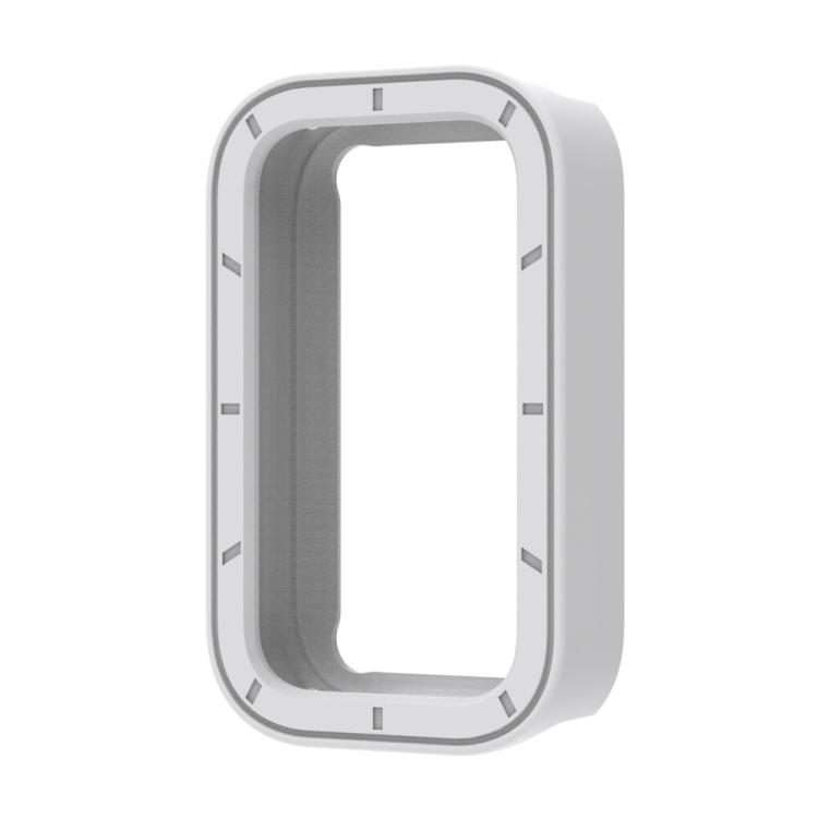For Xiaomi Smart Band 9 Pro Active / Redmi Band 3 Half Coverage Hollow TPU Watch Prote ... (White)