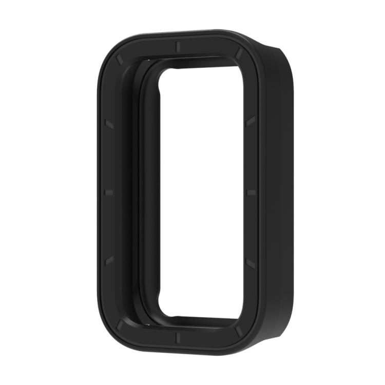 For Xiaomi Smart Band 9 Pro Active / Redmi Band 3 Half Coverage Hollow TPU Watch Prote ... (Black)