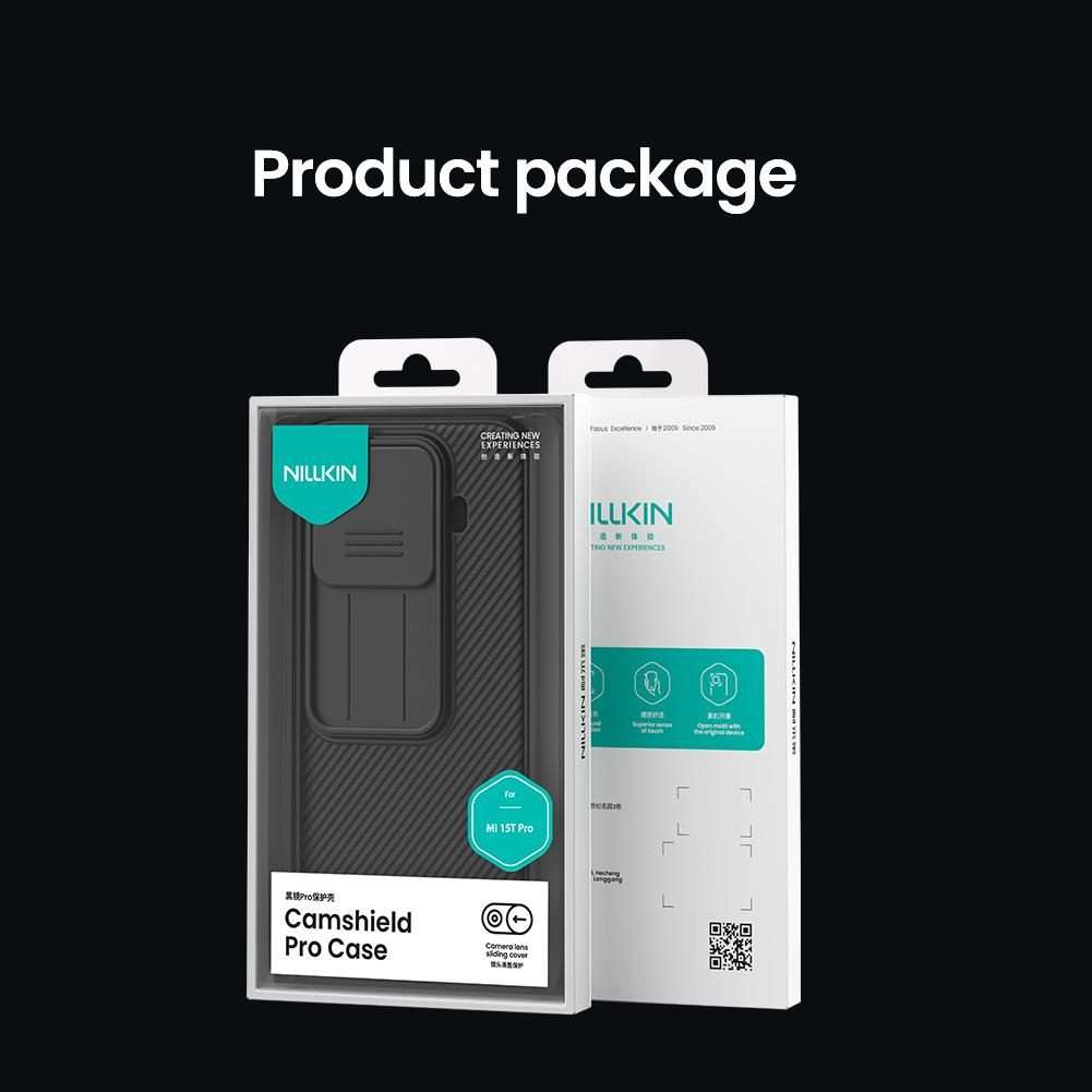 For Xiaomi 15T Pro 5G NILLKIN CamShield Pro PC Phone Case(Black)