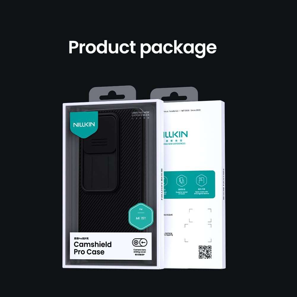 For Xiaomi 15T 5G NILLKIN CamShield Pro PC Phone Case(Black)