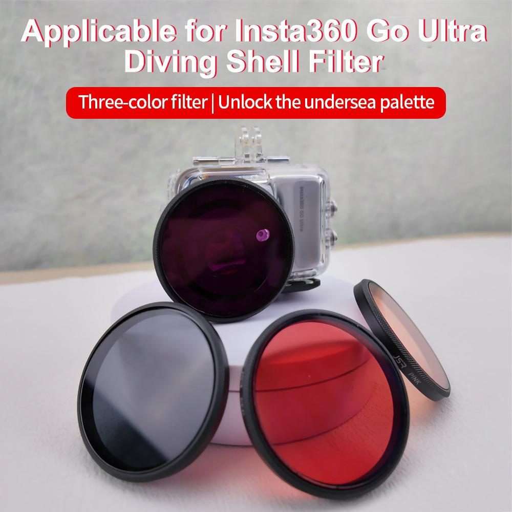 For Insta360 GO Ultra JSR Diving Filter for Waterproof Case, Filter:UV