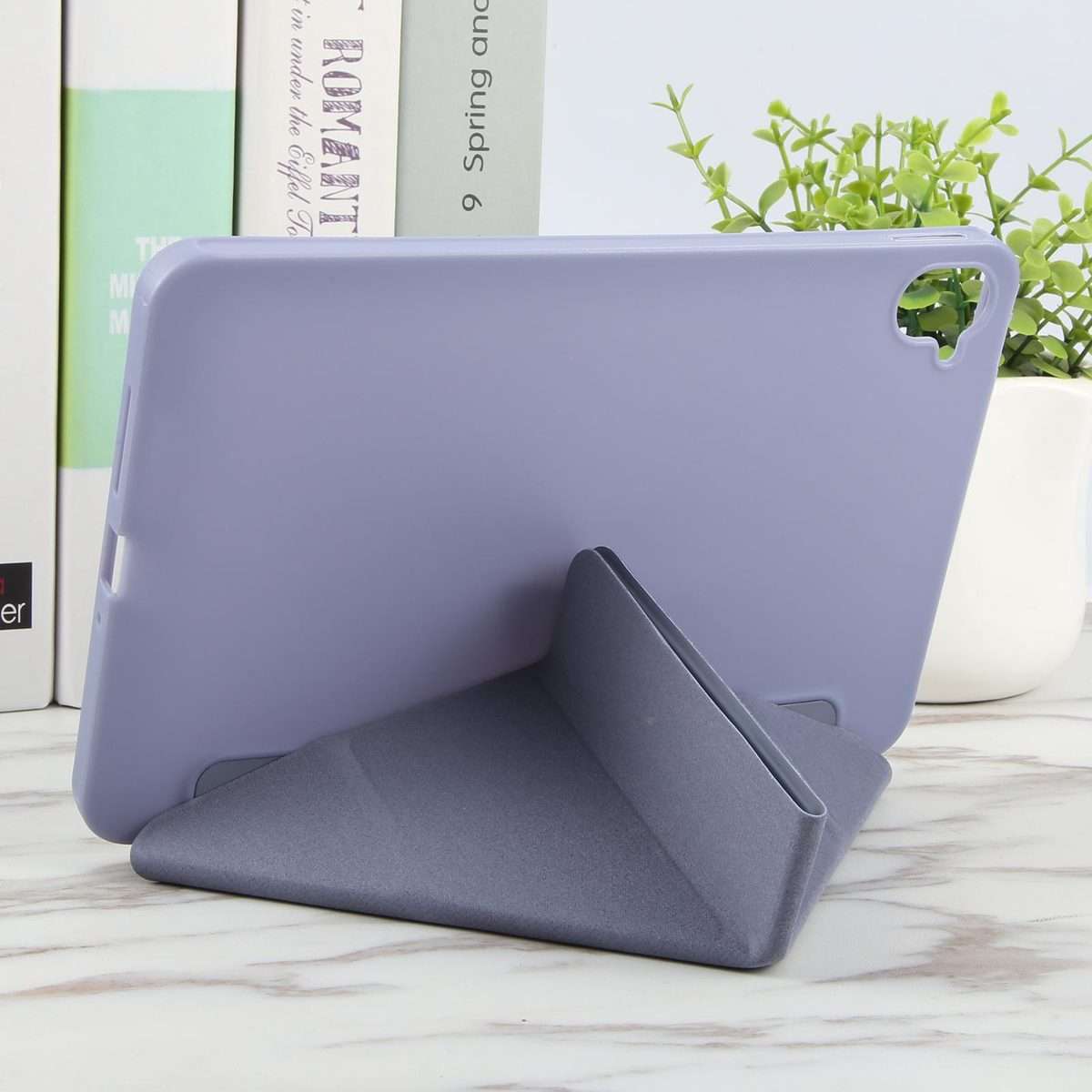 For Xiaomi Pad Mini 8.8 / Redmi K Pad Deformation Silicone Leather Tablet Case(Lavender)