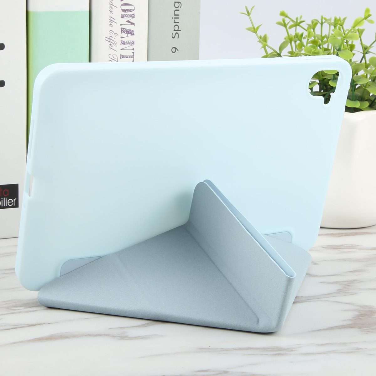 For Xiaomi Pad Mini 8.8 / Redmi K Pad Deformation Silicone Leather Tablet Case(Ice Blue)