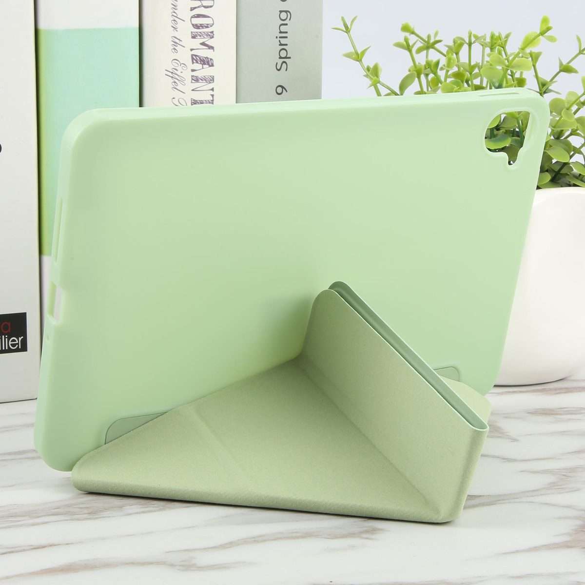 For Xiaomi Pad Mini 8.8 / Redmi K Pad Deformation Silicone Leather Tablet Case(Green)