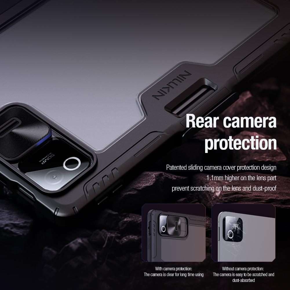 For Xiaomi Pad 8 / 8 Pro NILLKIN Bumper Pro Multi-angle Folding Style Tablet Leather Case(Black)