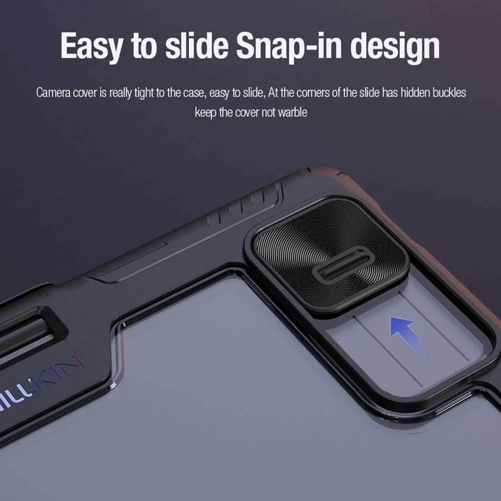 For Xiaomi Pad 8 / 8 Pro NILLKIN Bumper Pro Multi-angle Folding Style Tablet Leather Case(Black)