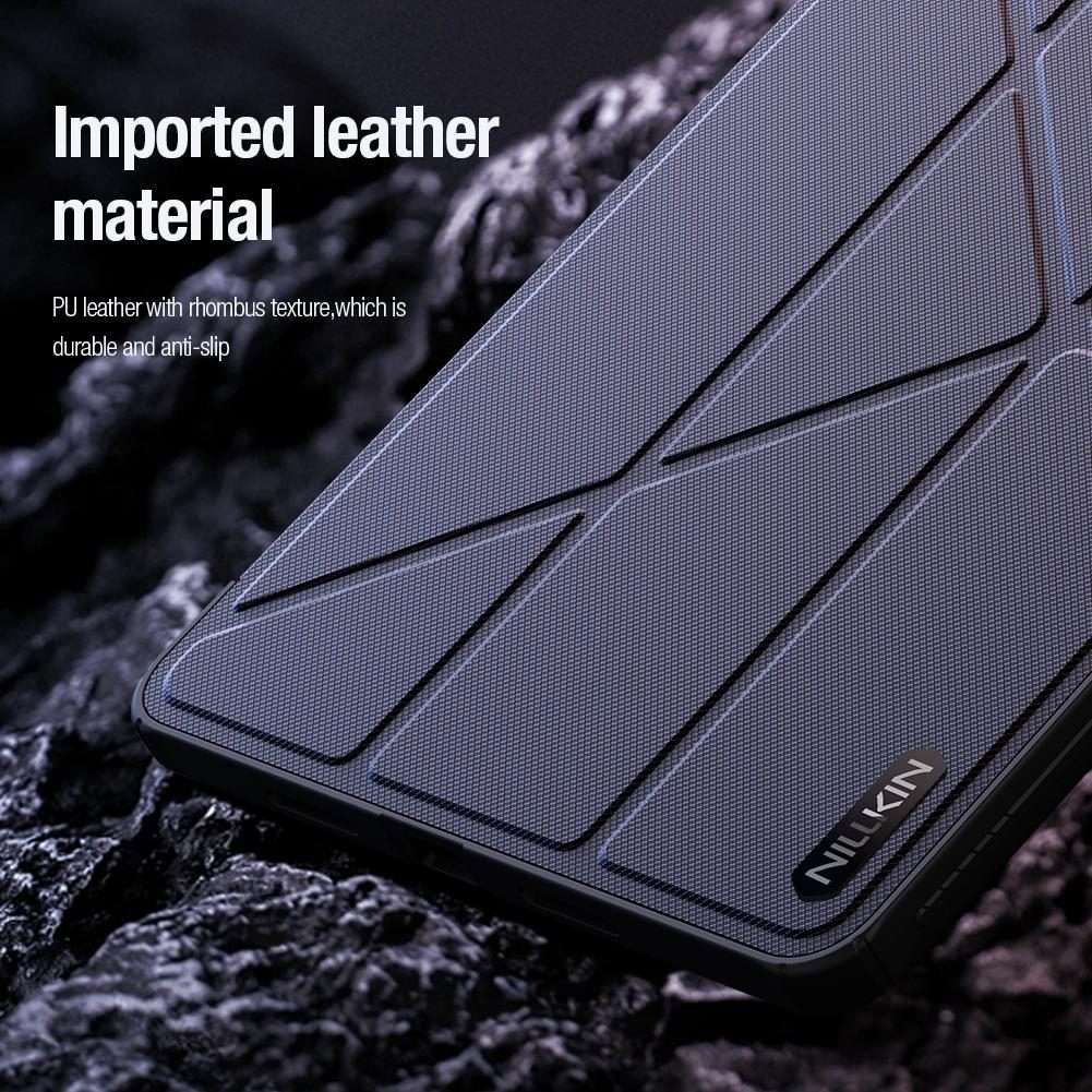 For Xiaomi Pad 8 / 8 Pro NILLKIN Bumper Pro Multi-angle Folding Style Tablet Leather Case(Black)