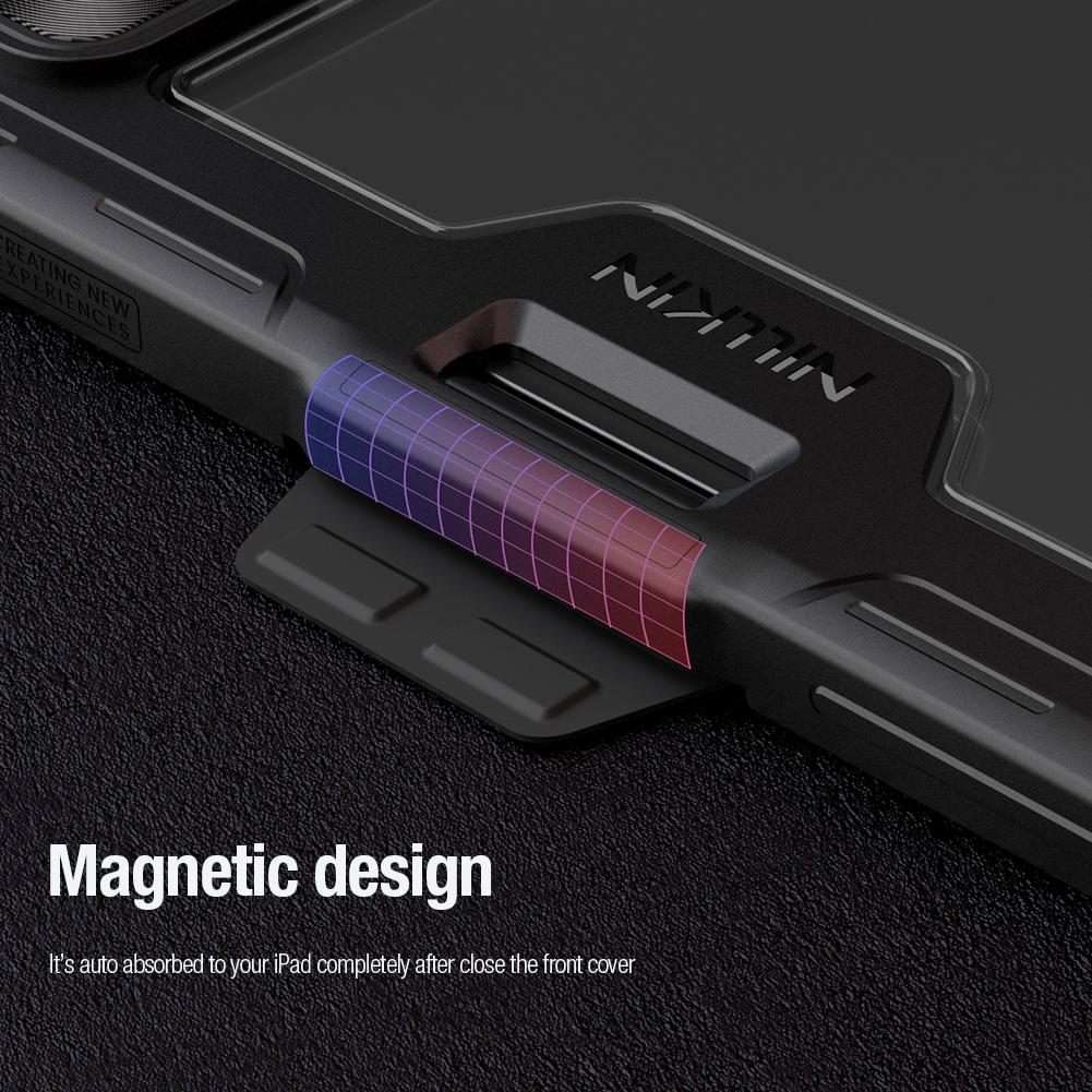 For Xiaomi Pad 8 / 8 Pro NILLKIN Bumper Pro Multi-angle Folding Style Tablet Leather Case(Black)