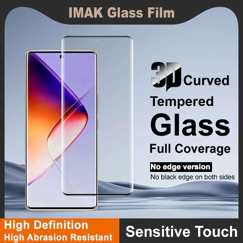 For Infinix Note 40 Pro imak No Edge Version 3D Curved Full Screen Tempered Glass Film