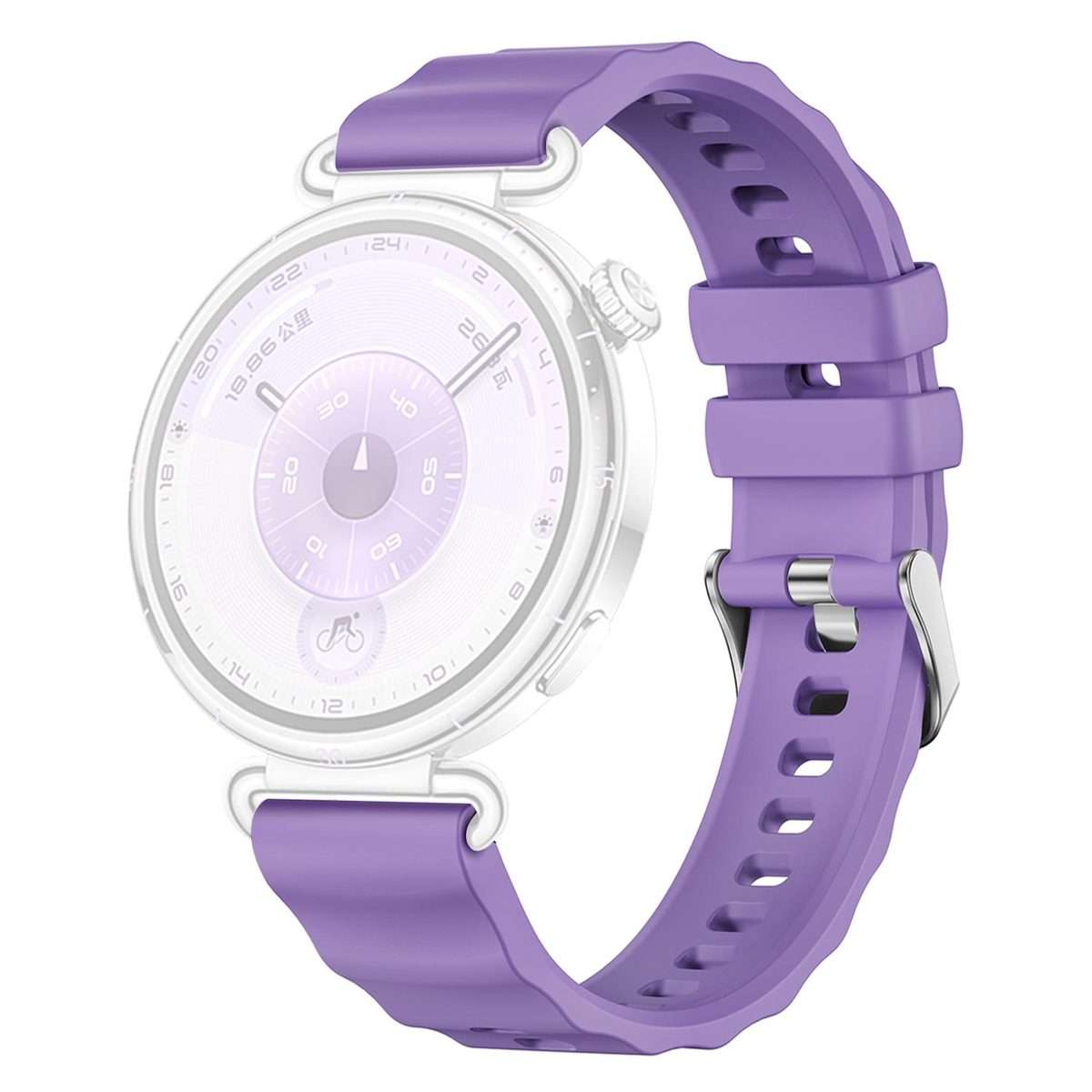For Huawei Watch GT 6 / 5 / 4 41mm xDfind Quick Release Spring Bar Silver B ... (Starlight Purple)