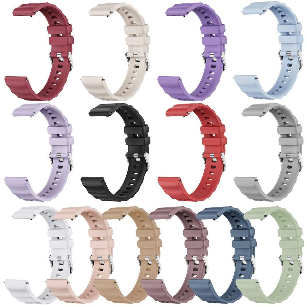 For Huawei Watch GT 6 / 5 / 4 41mm xDfind Quick Release Spring Bar Silver B ... (Starlight Purple)