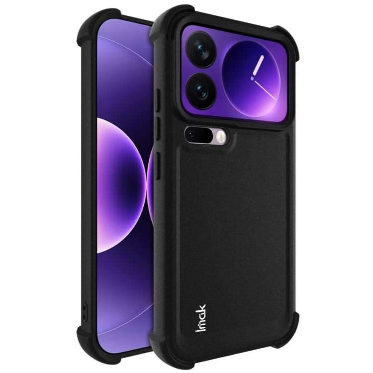 For Xiaomi 17 Pro imak Shockproof Airbag TPU Phone Case(Matte Black)
