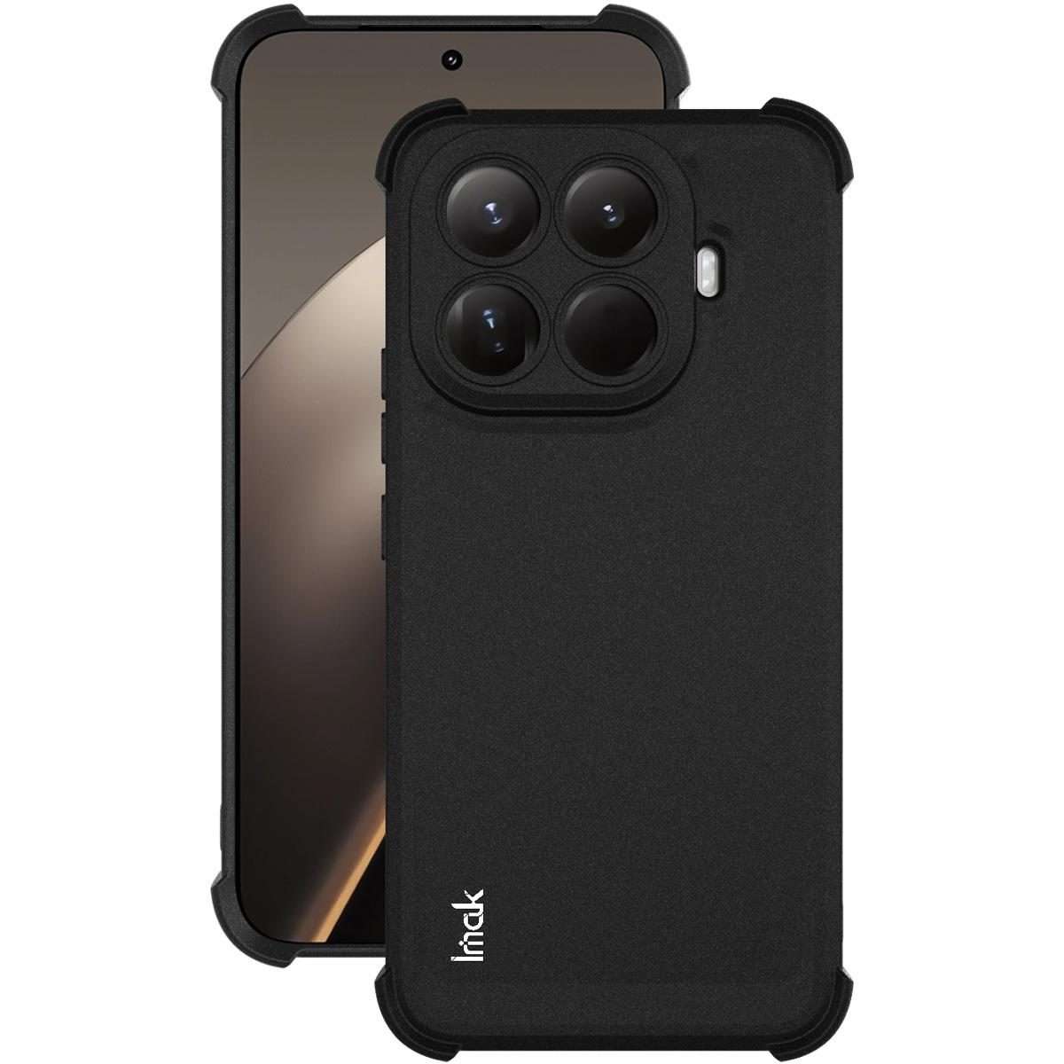 For Xiaomi 15T Pro 5G imak Shockproof Airbag TPU Phone Case(Matte Black)