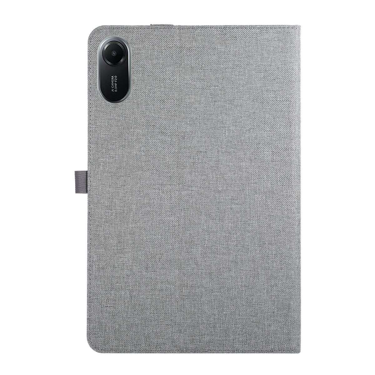 For Xiaomi Redmi Pad 2 Pro 12.1 Fabric Texture Horizontal Flip Leather Tablet Case with ... (Grey)
