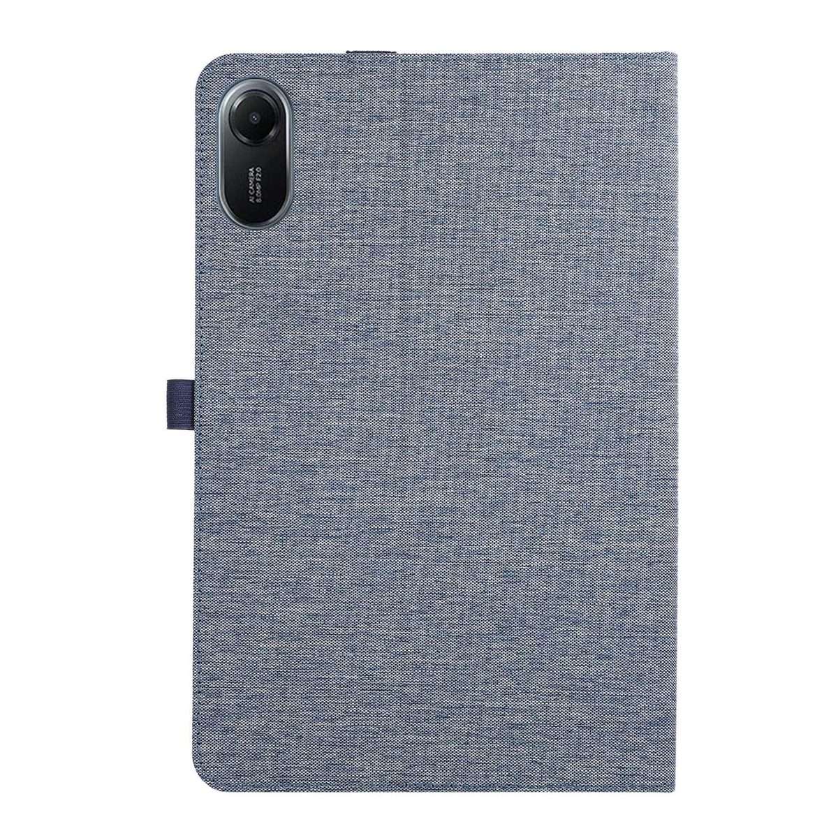 For Xiaomi Redmi Pad 2 Pro 12.1 Fabric Texture Horizontal Flip Leather Tablet Case with ... (Blue)