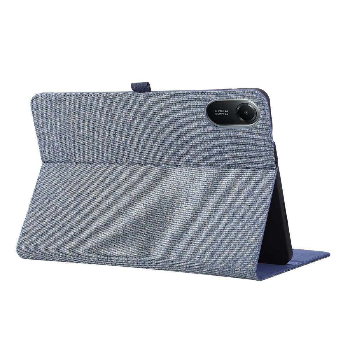 For Xiaomi Redmi Pad 2 Pro 12.1 Fabric Texture Horizontal Flip Leather Tablet Case with ... (Blue)