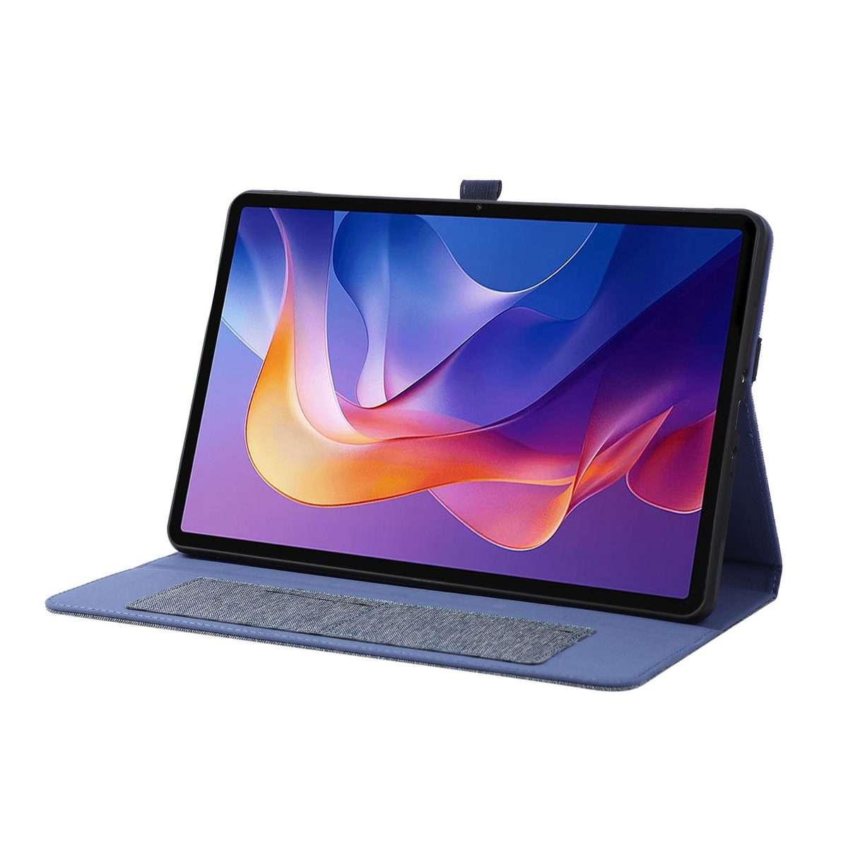 For Xiaomi Redmi Pad 2 Pro 12.1 Fabric Texture Horizontal Flip Leather Tablet Case with ... (Blue)