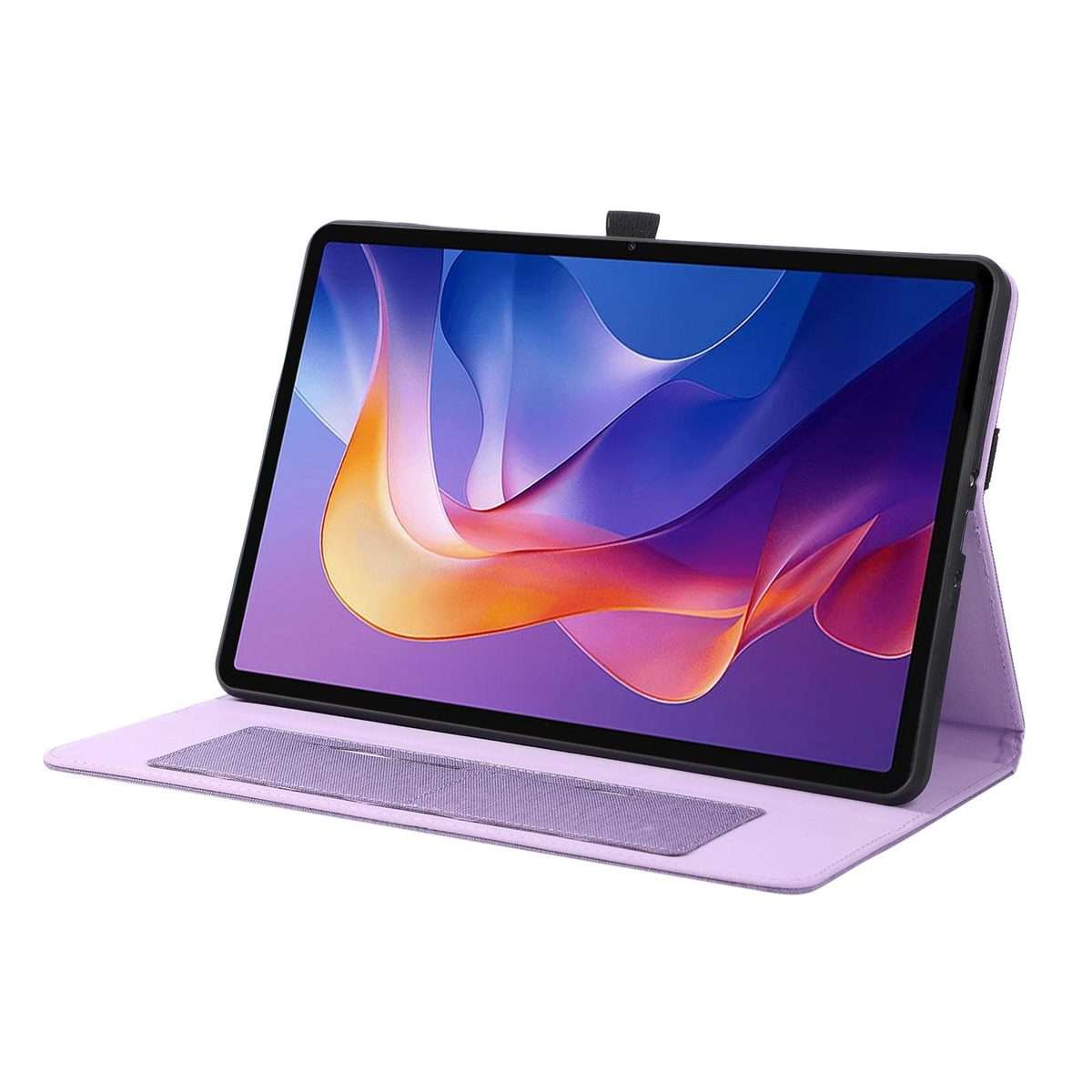 For Xiaomi Redmi Pad 2 Pro 12.1 Fabric Texture Horizontal Flip Leather Tablet Case wi ... (Purple)
