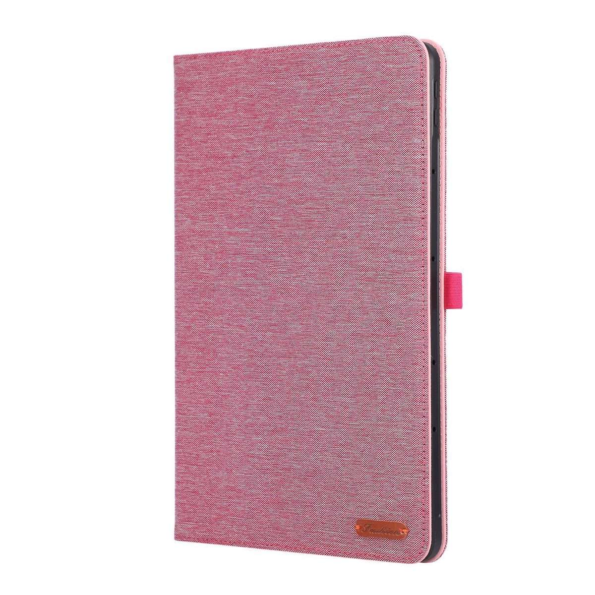 For Xiaomi Redmi Pad 2 Pro 12.1 Fabric Texture Horizontal Flip Leather Tablet Case with ... (Pink)