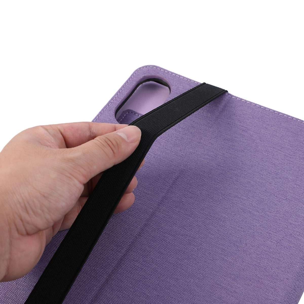 For Xiaomi Redmi Pad 2 Pro 12.1 Fabric Texture Horizontal Flip Leather Tablet Case wit ... (Black)