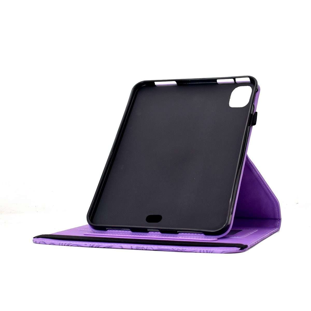 For iPad Air 11 2026 / 2025 / 2024 Rotatable Mandala Embossed Smart Leather Tab ... (Light Purple)