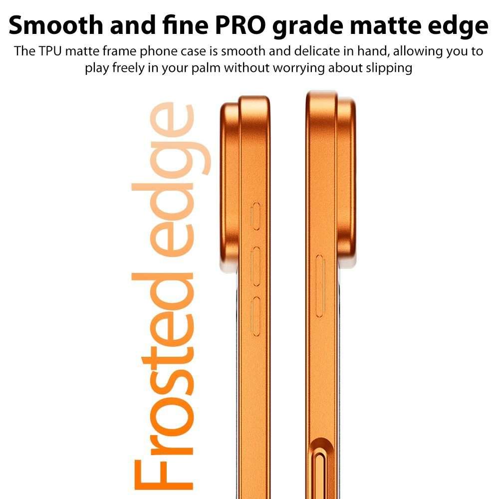 For iPhone 15 Pro Max TPU Frame Frosted Writing Board Shockproof Phone Case with Pen(Black)