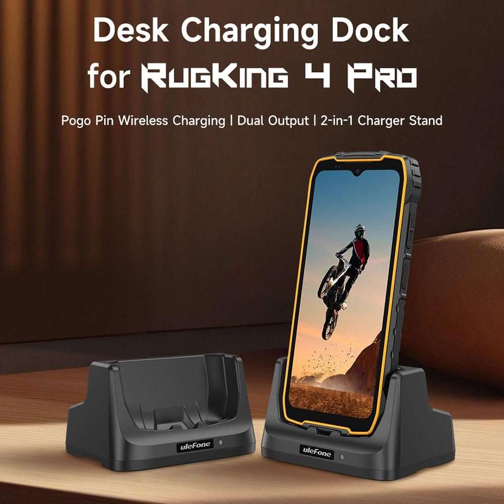 For Ulefone RugKing 4 Pro Ulefone USB-C / Type-C Desk Charging Dock(Black)