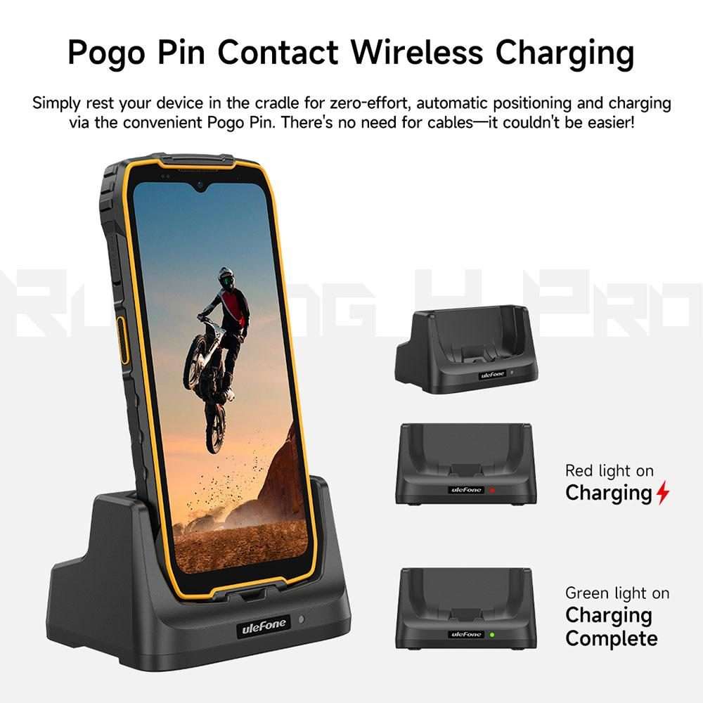 For Ulefone RugKing 4 Pro Ulefone USB-C / Type-C Desk Charging Dock(Black)